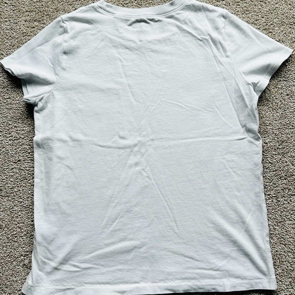 Madewell White Short Sleeve Crew Neck Tee